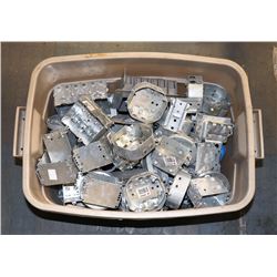 FULL TOTE WITH METAL & PLASTIC ELECTRICAL BOXES