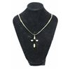 Image 1 : GOLDTONE CROSS PENDANT & CHAIN