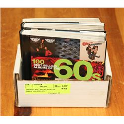 100 BEST SELLING ALBUMS OF 1960'S, 70'S AND 90'S