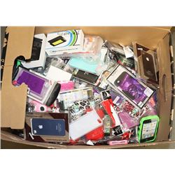 LARGE BOX OF ASSORTED CELLPHONE CASES - IPHONE 5/5