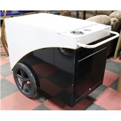 ROLLING DRINK CART.