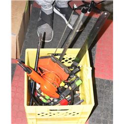 TOTE OF ASSORTED TOOLS