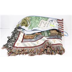 LOT OF TAPESTRIES AND WALL HANGINGS