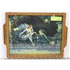 Image 1 : VINTAGE WOOD CARVED TRAY