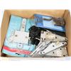 Image 1 : BOX W/NEW GARAGE DOOR SLIDE LOCK, NEW