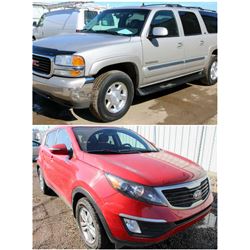 FEATURED 2012 KIA SPORTAGE AND 2006 GMC YUKON