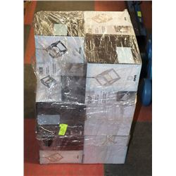 LOT OF 11 NEW CHLOE CUBE METAL PENDANT LIGHTS