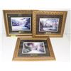 Image 1 : SET OF 3 THOMAS KINKADE PRINTS