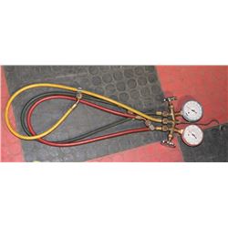J/B REFRIGERATION GAUGES AND HOSES.