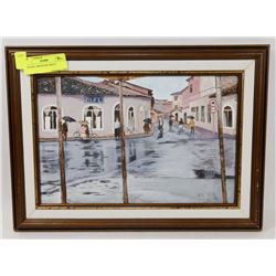 VINTAGE 1998 PETER TROTT OIL PAINTING 9X15