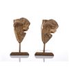 Image 2 : Two Solid Heavy Brass Cherub Candle Stick