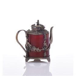 Sino Tibetan Silver Dragon Tea Pot.