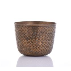 Korean Snakeskin Scaler Bronze Bowl.