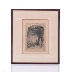 19h Century Etching,