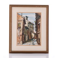 Gustave Wander, An original watercolor,