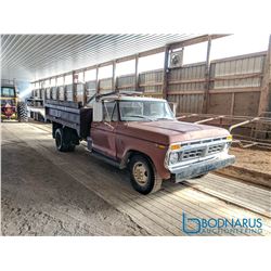 1974 Ford F350 Dually w/Steel Gravel Box & Hoist