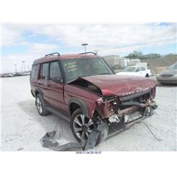 2000 - LANDROVER DISCOVERY