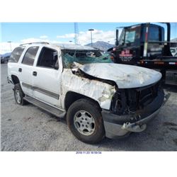 2005 - CHEVROLET TAHOE