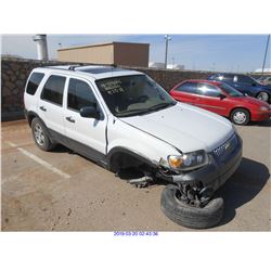 2005 - FORD ESCAPE // REBUILT SALVAGE