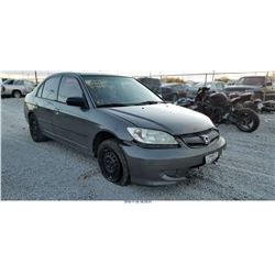 2005 - HONDA CIVIC // REBUILT SALVAGE