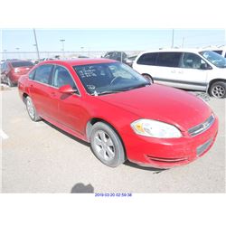 2009 - CHEVROLET IMPALA LT // SALVAGE TITLE