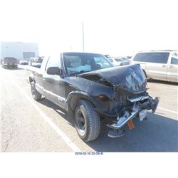 2000 - CHEVROLET S-10 // REBUILT SALVAGE