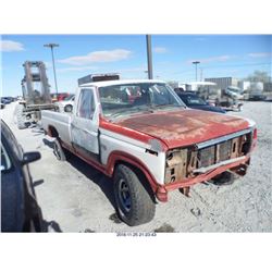 1985 - FORD F150