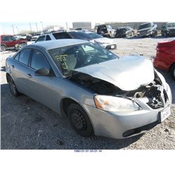 2007 - PONTIAC G6 // REBUILT SALVAGE