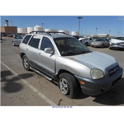 2002 - HYUNDAI SANTA FE// PARTS ONLY