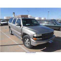 2003 - CHEVROLET SUBURBAN// BONDED TITLE