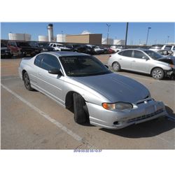 2002 - CHEVROLET MONTE CARLO