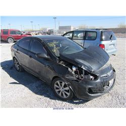 2012 - HYUNDAI ACCENT // REBUILT SALVAGE