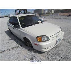 2003 - HYUNDAI ACCENT // REBUILT SALVAGE