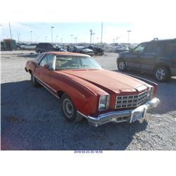 1977 - CHEVROLET MONTE CARLO