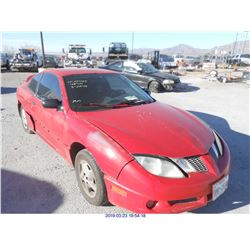 2004 - PONTIAC SUNFIRE// REBUILT SALVAGE