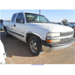 2001 - CHEVROLET SILVERADO 1500