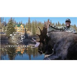 Crystal Lake Resort EIGHT Day Any Bull Moose Hunt for TWO hunters