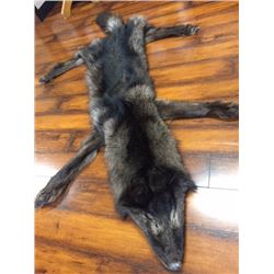 BC Trappers Association Wolf Pelt