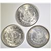 Image 2 : 1884-O, 86, 90 MORGAN DOLLARS CH BU