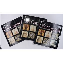 3-1994 U.S. CAPITOL SETS PROOF SILVER DOLLARS/BOOK