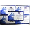 Image 1 : (5) 2008 US Mint Proof Quarter Sets.