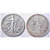 Image 1 : 1934 & 34-S WALKING LIBERTY HALF DOLLARS, AU