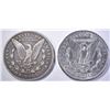 Image 2 : 1878-S FINE & 1896 BU cleaned MORGAN DOLLARS
