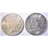 Image 1 : 1923-S BU & 35 CH BU PEACE DOLLARS