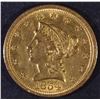 Image 1 : 1854-O $2.5 GOLD LIBERTY AU/BU