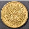Image 2 : 1853-D $5 GOLD LIBERTY AU/BU RARE