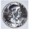 Image 2 : 1951 FRANKLIN HALF DOLLAR, NGP SUPERB GEM PR++