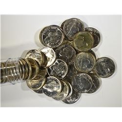 BU ROLL OF 1942-P SILVER JEFFERSON WAR NICKELS,