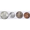 Image 2 : 1950-D COINS: CENT, NICKEL, DIME,