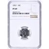 Image 1 : 1957 DIME NGC PF 69